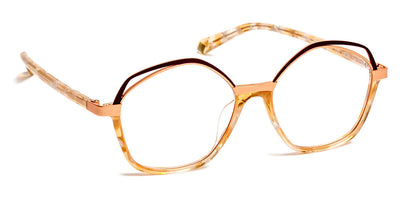 J.F. Rey® PA098 JFR PA098 1235 50 - 1235 Beige/Pink Gold/Burgundy Eyeglasses