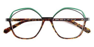 J.F. Rey® PA098 JFR PA098 9040 50 - 9040 Panther/Black/Green Eyeglasses