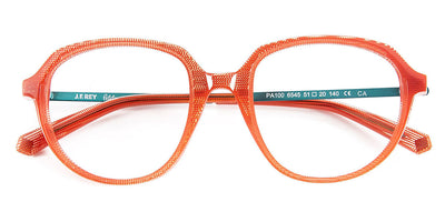 J.F. Rey® PA100 JFR PA100 6545 51 - 6545 Orange/Green/Black Eyeglasses