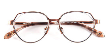 J.F. Rey® PM087 JFR PM087 1089 48 - 1089 Shiny Silver/Dark Nude Eyeglasses