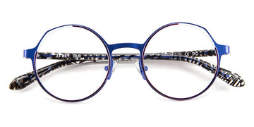 J.F. Rey® PM088 JFR PM088 7029 45 - 7029 Shiny Purple/Satin Navy Eyeglasses