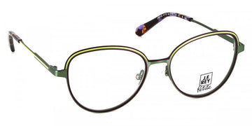 J.F. Rey® PM100 JFR PM100 4170 50 - 4170 Green/Purple/Lime Eyeglasses