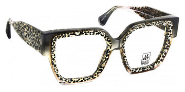 J.F. Rey® Tulsa JFR Tulsa 0981 51 - 0981 Gradient Gray and Pink Spotted Eyeglasses