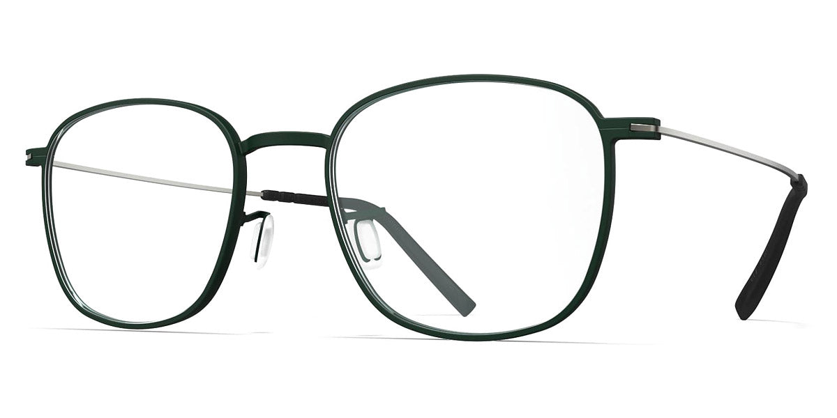 Blackfin® JOSHUA BLF JOSHUA 1707 51 - Hunter Green/Brushed Silver Eyeglasses