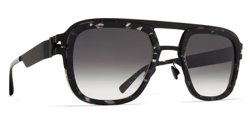 Mykita® KNOX MYK KNOX A50 Black/Black Havana / Raw Black Gradient 54 - A50 Black/Black Havana / Raw Black Gradient Sunglasses