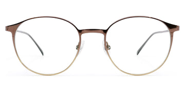 Götti® Leach GOT OP Leach CGM 49 - Coffee/Gold Metallic Shiny Eyeglasses