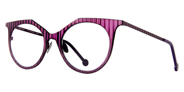 L.A.Eyeworks® LEAN-TO LA LEAN-TO 463 51 - Deep Eggplant Satin Eyeglasses