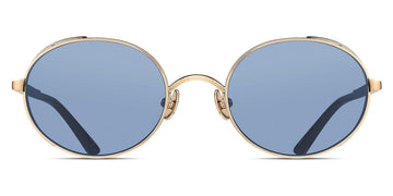 Matsuda® M3137 MTD M3139 Brushed Gold/Navy Lacquer/Cobalt Blue 51 - Brushed Gold/Navy Lacquer / Cobalt Blue Sunglasses