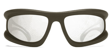 Mykita® MARFA MYK MARFA MD31 Safari Green / Silver Shield 70 - MD31 Safari Green / Silver Shield Sunglasses