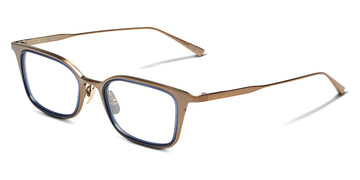 SALT.® MASON-V SAL MASON-V CPAG 50 - Copper/Antique Gold with Indigo Blue Inserts Eyeglasses