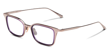 SALT.® MASON-V SAL MASON-V MRRG 50 - Matte Rose/Rose Gold with Amethyst Inserts Eyeglasses