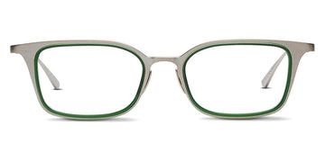 SALT.® MASON-V SAL MASON-V STAS 50 - Steel/Antique Silver with Evergreen Inserts Eyeglasses