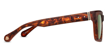 Matsuda® M1033 MTD M1033 Matte Walnut - Amber 50 - Matte Walnut / Amber Eyeglasses