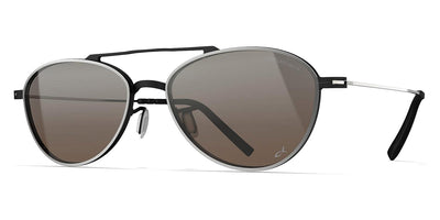 Blackfin® MAVERICKS BLF MAVERICKS 1700 52 - Blackfin Black/Satin Silver Rims/Shiny Silver Sunglasses