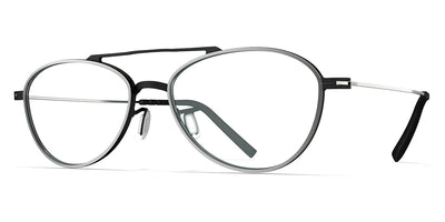 Blackfin® MAVERICKS BLF MAVERICKS 1708 52 - Blackfin Black/Satin Silver Rims/Shiny Silver Eyeglasses