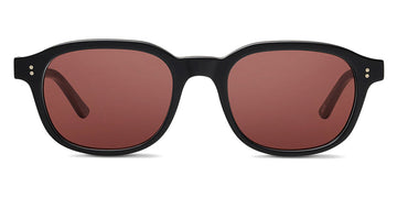 SALT.® MAYER SUN SE SAL MAYER SUN SE MBK 52 - Matte Black/Polarized Glass Crimson Lens Sunglasses