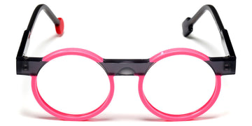 Sabine Be® Mini Be Cartoon SB Mini Be Cartoon 638 43 - Shiny Neon Pink / Shiny Opal Gray Eyeglasses