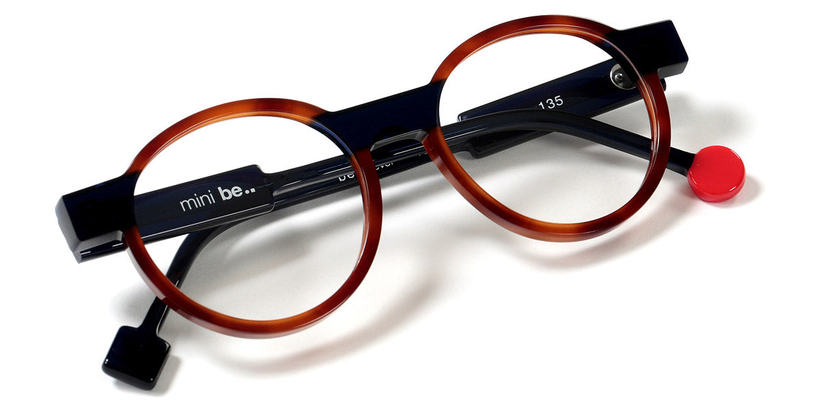 Sabine Be® Mini Be Clever SB Mini Be Clever 632 45 - Shiny Tortoiseshell Blonde / Shiny Midnight Blue Eyeglasses