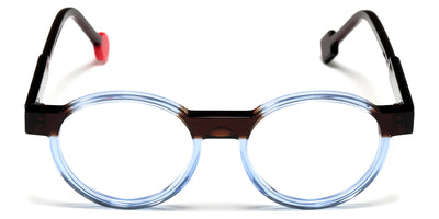 Sabine Be® Mini Be Clever SB Mini Be Clever 634 45 - Shiny Translucent Light Blue / Shiny Translucent Brown Eyeglasses