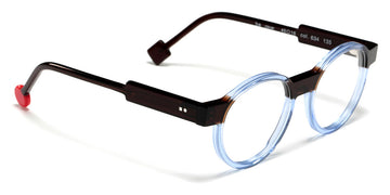 Sabine Be® Mini Be Clever SB Mini Be Clever 634 45 - Shiny Translucent Light Blue / Shiny Translucent Brown Eyeglasses