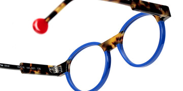 Sabine Be® Mini Be Clever SB Mini Be Clever 621 45 - Shiny Majorelle Blue / Shiny Tokyo Tortoiseshell Eyeglasses