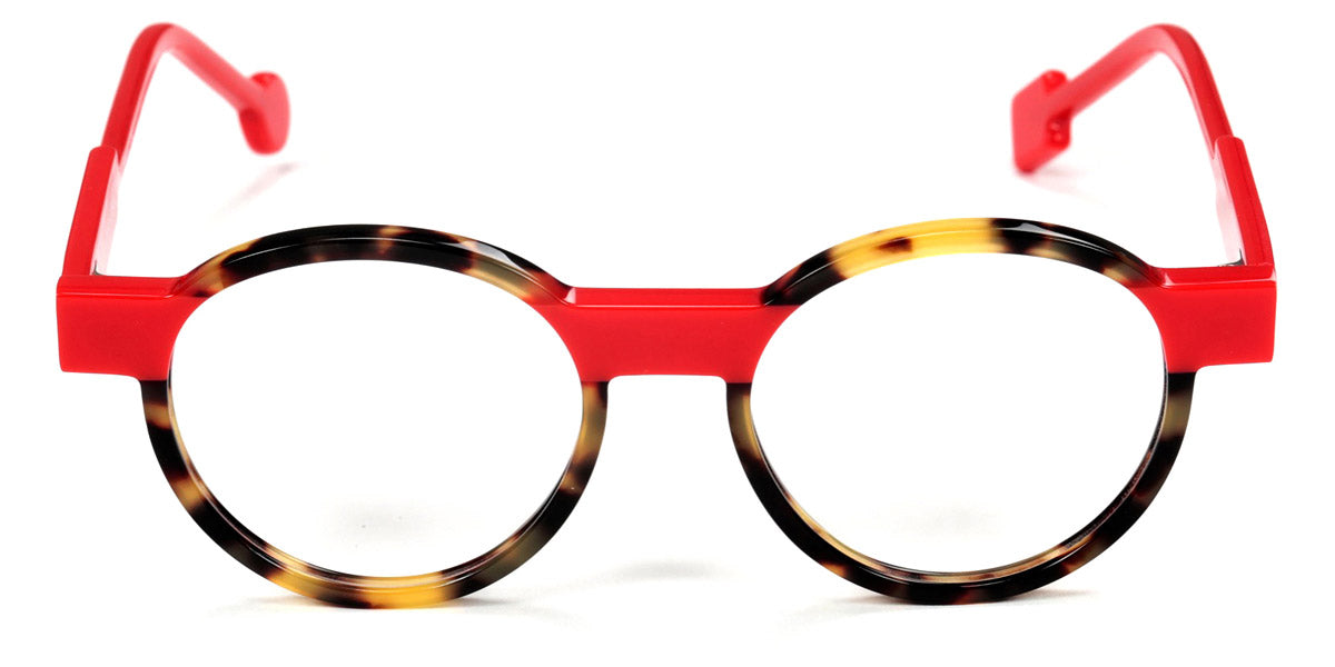 Sabine Be® Mini Be Clever SB Mini Be Clever 693 45 - Shiny Tokyo Tortoiseshell / Shiny Red Eyeglasses