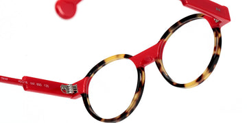 Sabine Be® Mini Be Clever SB Mini Be Clever 693 45 - Shiny Tokyo Tortoiseshell / Shiny Red Eyeglasses