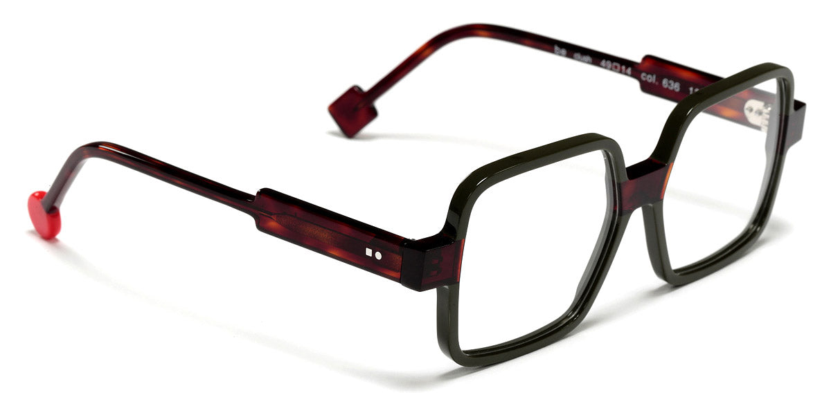 Sabine Be® Mini Be Clush SB Mini Be Clush 636 49 - Shiny Khaki / Shiny Cherry Tortoiseshell Eyeglasses