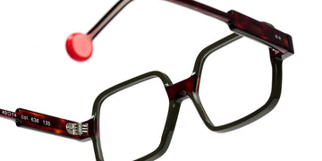 Sabine Be® Mini Be Clush SB Mini Be Clush 636 49 - Shiny Khaki / Shiny Cherry Tortoiseshell Eyeglasses