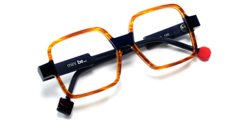 Sabine Be® Mini Be Clush SB Mini Be Clush 696 49 - Shiny Blonde Veined Tortoiseshell / Shiny Midnight Blue Eyeglasses