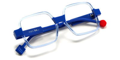 Sabine Be® Mini Be Clush SB Mini Be Clush 697 49 - Shiny Translucent Light Blue / Shiny Majorelle Blue Eyeglasses