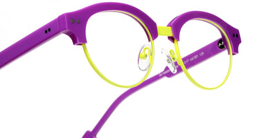 Sabine Be® Mini Be Master Pantos SB Mini Be Master Pantos 591 45 - Shiny Purple / Neon Yellow Satin Eyeglasses