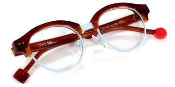 Sabine Be® Mini Be Master Pantos SB Mini Be Master Pantos 593 45 - Shiny Tortoise Blonde / Satin Baby Blue Eyeglasses