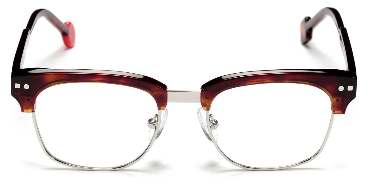 Sabine Be® Mini Be Master Square SB Mini Be Master Square 589 45 - Shiny Cherry Tortoise / Polished Palladium Eyeglasses