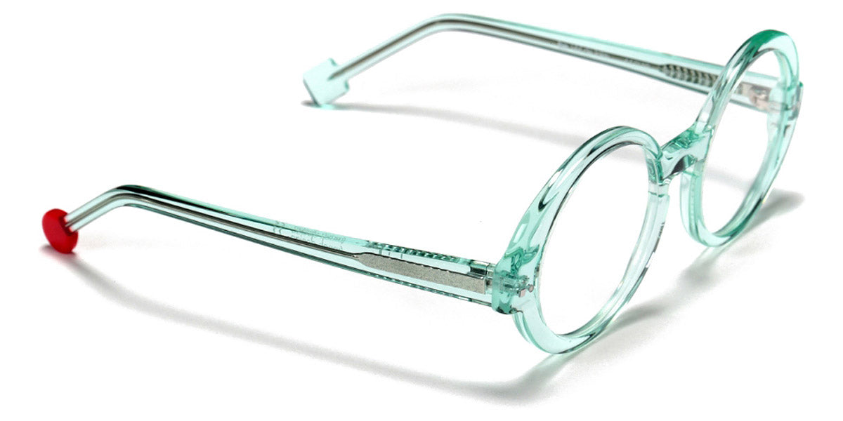 Sabine Be® Mini Be Val De Loire SB Mini Be Val De Loire 353 44 - Shiny Translucent Turquoise Eyeglasses