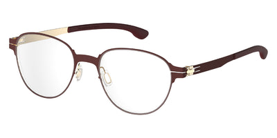 Ic! Berlin® MUYAN ICB MUYAN KDNYBNRSGLD 51 - Kidney Bean-Rose Gold Eyeglasses