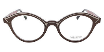 Gold & Wood® MYA G&W MYA 60 47 - 60 - Graphywood/Brown Tanganyika/Burgundy Bolivar Eyeglasses