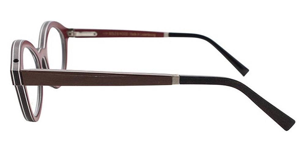 Gold & Wood® MYA G&W MYA 60 47 - 60 - Graphywood/Brown Tanganyika/Burgundy Bolivar Eyeglasses