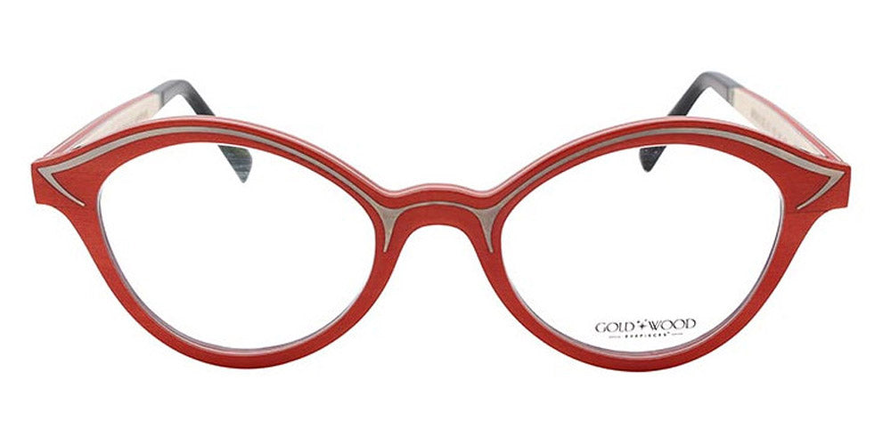 Gold & Wood® MYA G&W MYA 62 47 - 62 - Graphywood/Coral Bolivar/White Curly Maple Eyeglasses