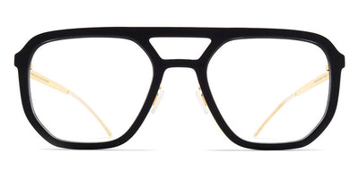 Mykita® DALUR MYK DALUR MH7 Pitch Black/Glossy Gold 50 - MH7 Pitch Black/Glossy Gold Eyeglasses
