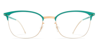 Mykita® HOLLIS MYK HOLLIS Champagne Gold/Jade Green 39 - Champagne Gold/Jade Green Eyeglasses
