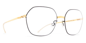 Mykita® ISE MYK ISE Gold/Jet Black 50 - Gold/Jet Black Eyeglasses
