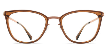 Mykita® JADA MYK JADA A40-Shiny Copper/Topaz 44 - A40-Shiny Copper/Topaz Eyeglasses
