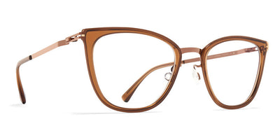 Mykita® JADA MYK JADA A40-Shiny Copper/Topaz 44 - A40-Shiny Copper/Topaz Eyeglasses
