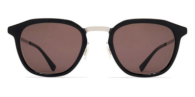 Mykita® PAVI MYK PAVI A81 Shiny Silver/Black/Brown Solid 46 - A81 Shiny Silver/Black/Brown Solid Sunglasses
