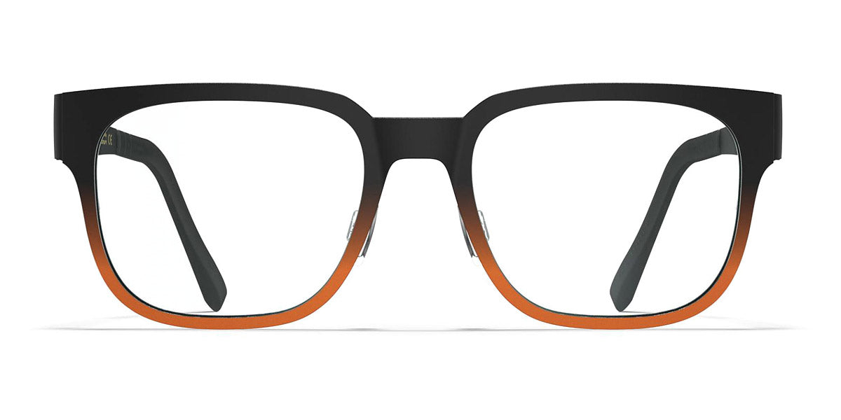 Blackfin® NANTUCKET BLF NANTUCKET 1501 52 - Black Ink/Space Orange Eyeglasses