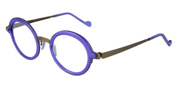 NaoNed® Beg NAO Beg 43vit 45 - Transparent Violet/Matte Khaki Eyeglasses