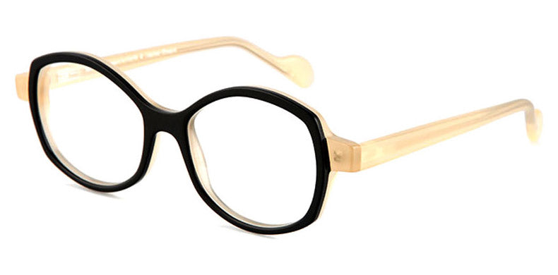 NaoNed® Pont-Aven NAO Pont-Aven c009 49 - Opaline Black and Cream/Opaline Cream Eyeglasses