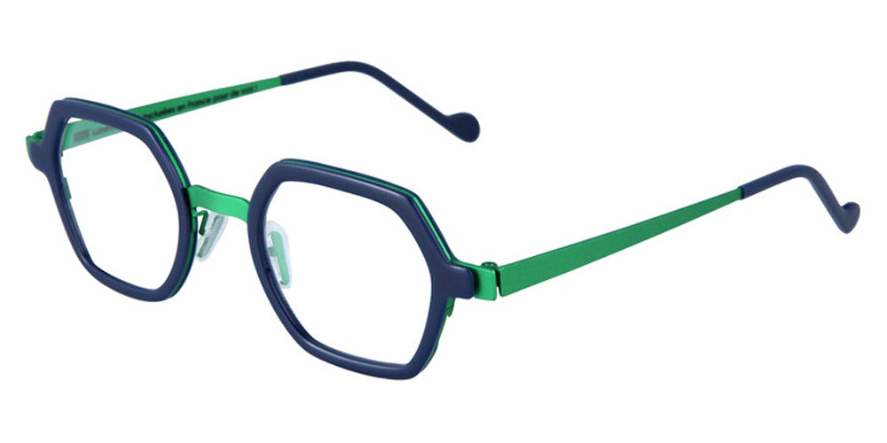 NaoNed® Trigoz NAO Trigoz 83bg 43 - Solid Navy Blue/Intense Green Eyeglasses