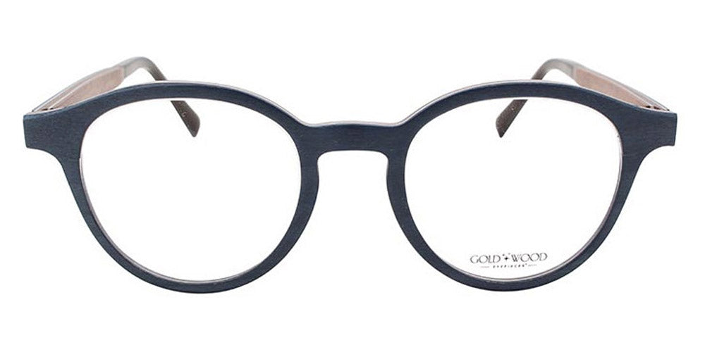 Gold & Wood® NAOS G&W NAOS 02 47 - 02 - Blue Jeans Bolovar/Hazelnut Bolivar/Brown Bird's Eye Maple Eyeglasses